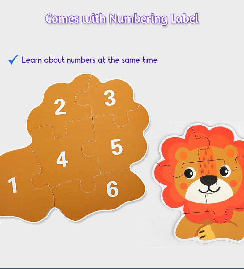 6-in-1 Learning Jigsaw Puzzle Box view 2