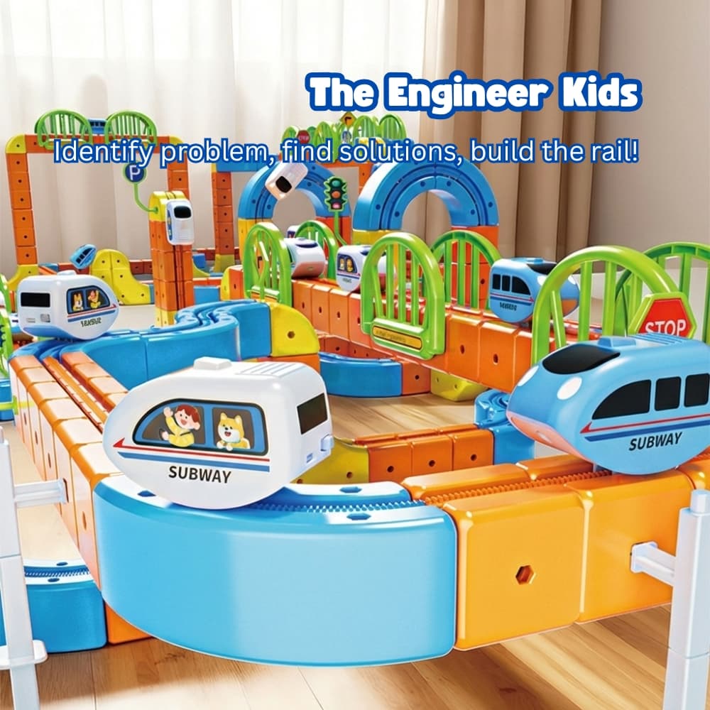 3D Anti-Gravity Track Railway view 2