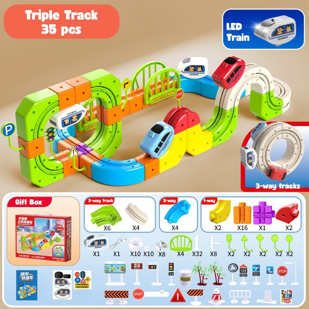 3D Anti-Gravity Track Railway view 8