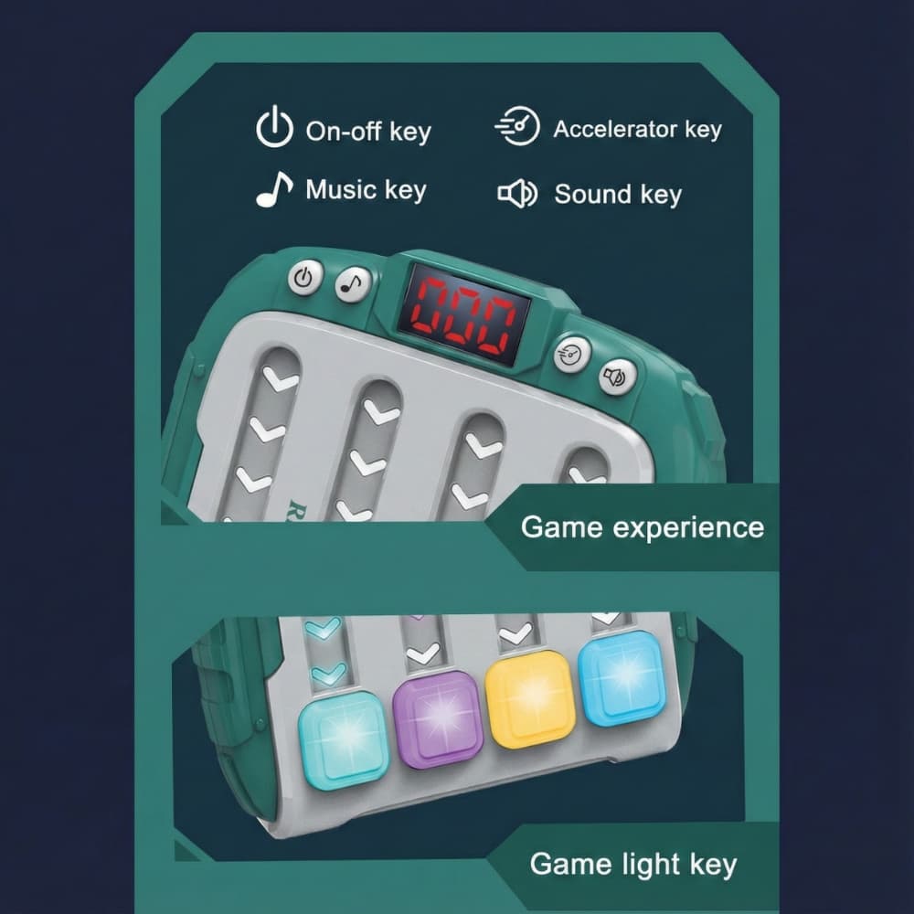 Rhythm Rush Arcade Handheld Music Game view 5