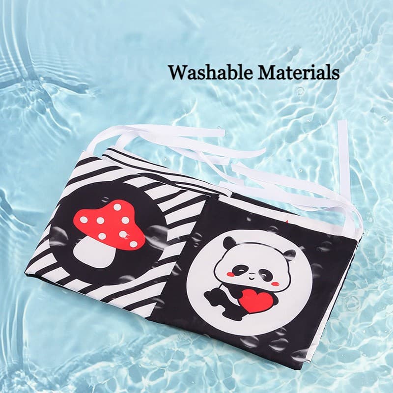 Newborn Cloth Flash Card Visual Stimulation view 3
