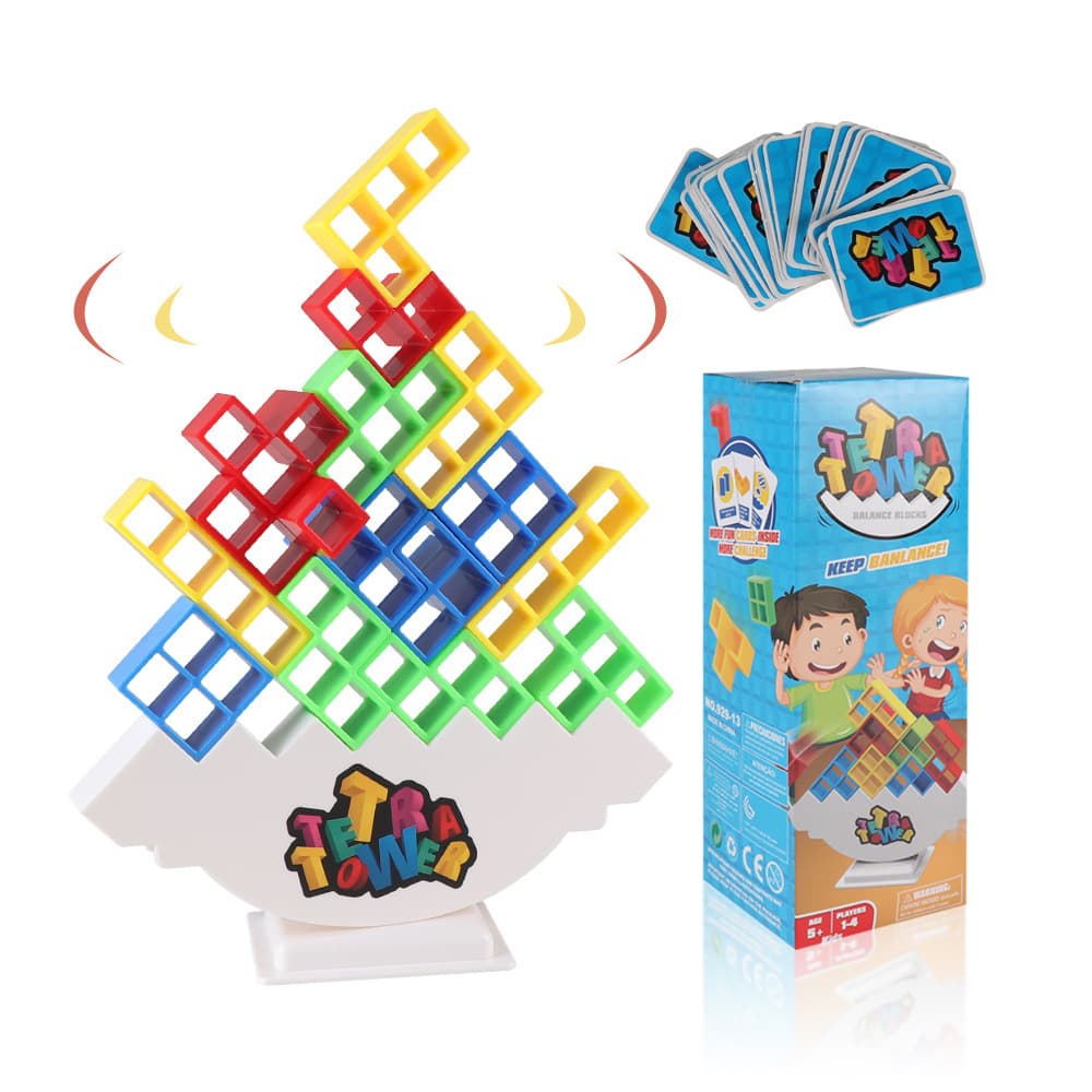 Tetra Tower Balance Stacking Blocks view 2